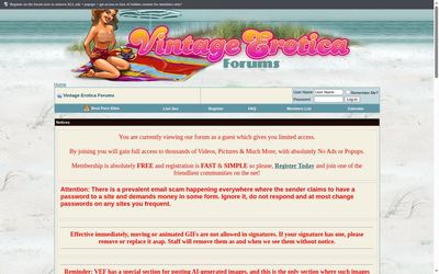 Vintage Erotica Forums